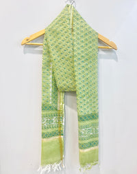 Block Printed Kota Doria Dupatta
