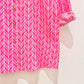 Pink Leaf Printed Co-Ord Set