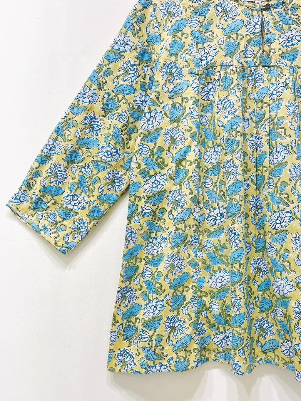 Block Printed Cotton Short Top