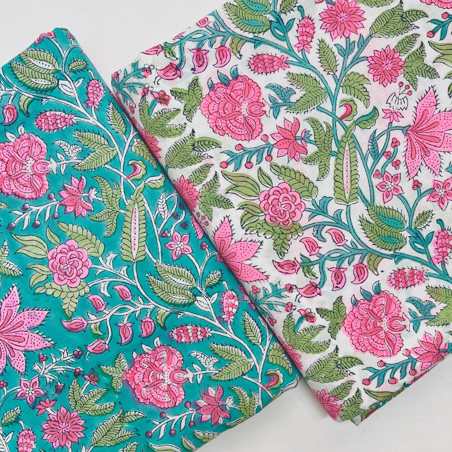 Cotton Block Printed Fabric