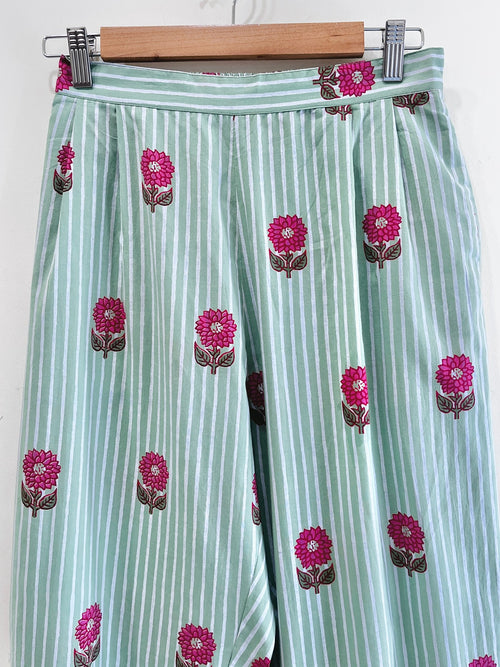 Mint Blossom Cotton Co-ord Set