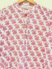 Block Printed Short Kurti