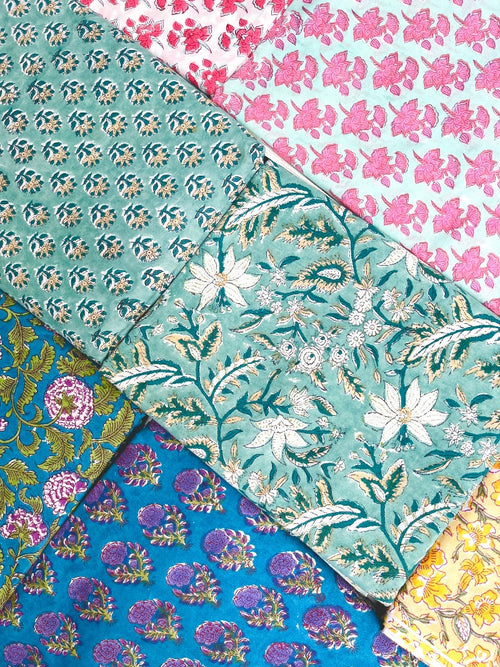 Cotton Block Printed Fabric