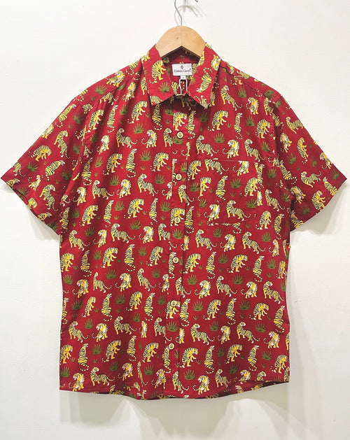 Cotton Printed Half Sleeve Shirt