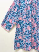 Block Printed Cotton Short Top