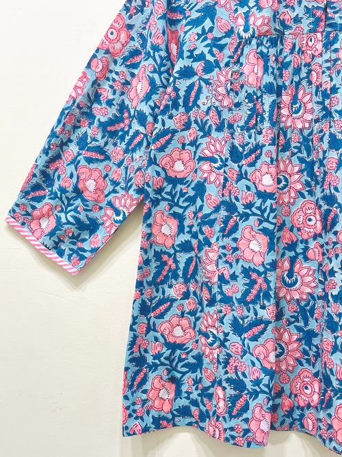 Block Printed Cotton Short Top