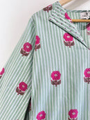 Mint Blossom Cotton Co-ord Set