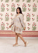 Parsons Dress in Habotai Silk, Sunrise