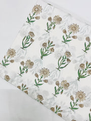 Cotton Block Printed Fabric