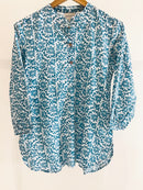 Block Printed Cotton Short Kurti
