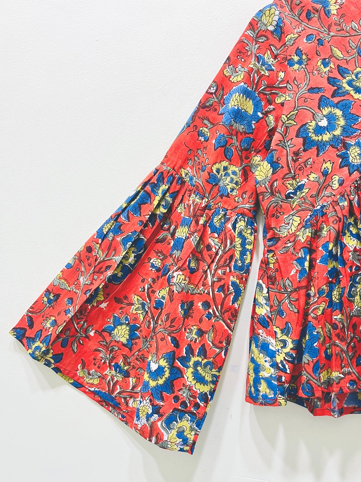 Block Printed Cotton Short Top