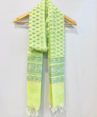 Block Printed Kota Doria Dupatta