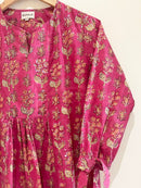 Block Printed Cotton Short Top