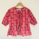 Block Printed Cotton Short Top