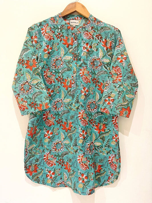 Block Printed Cotton Tunic