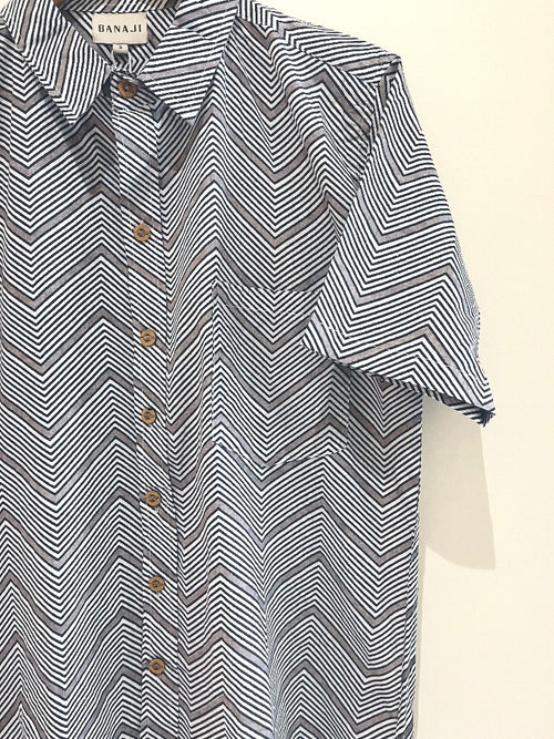 Cotton Printed Half Sleeve Shirt