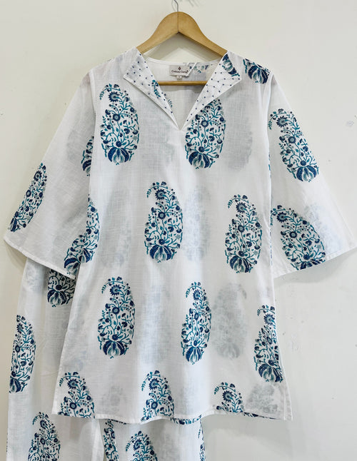 Whisper White Paisley Co-ord Set