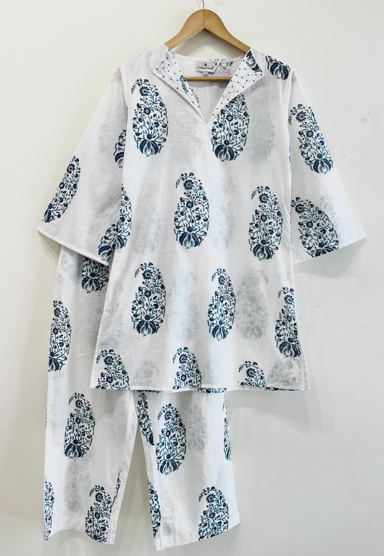 Whisper White Paisley Co-ord Set