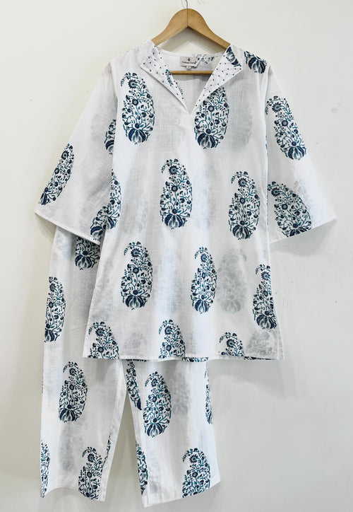 Whisper White Paisley Co-ord Set