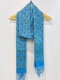Block Printed Kota Doria Dupatta