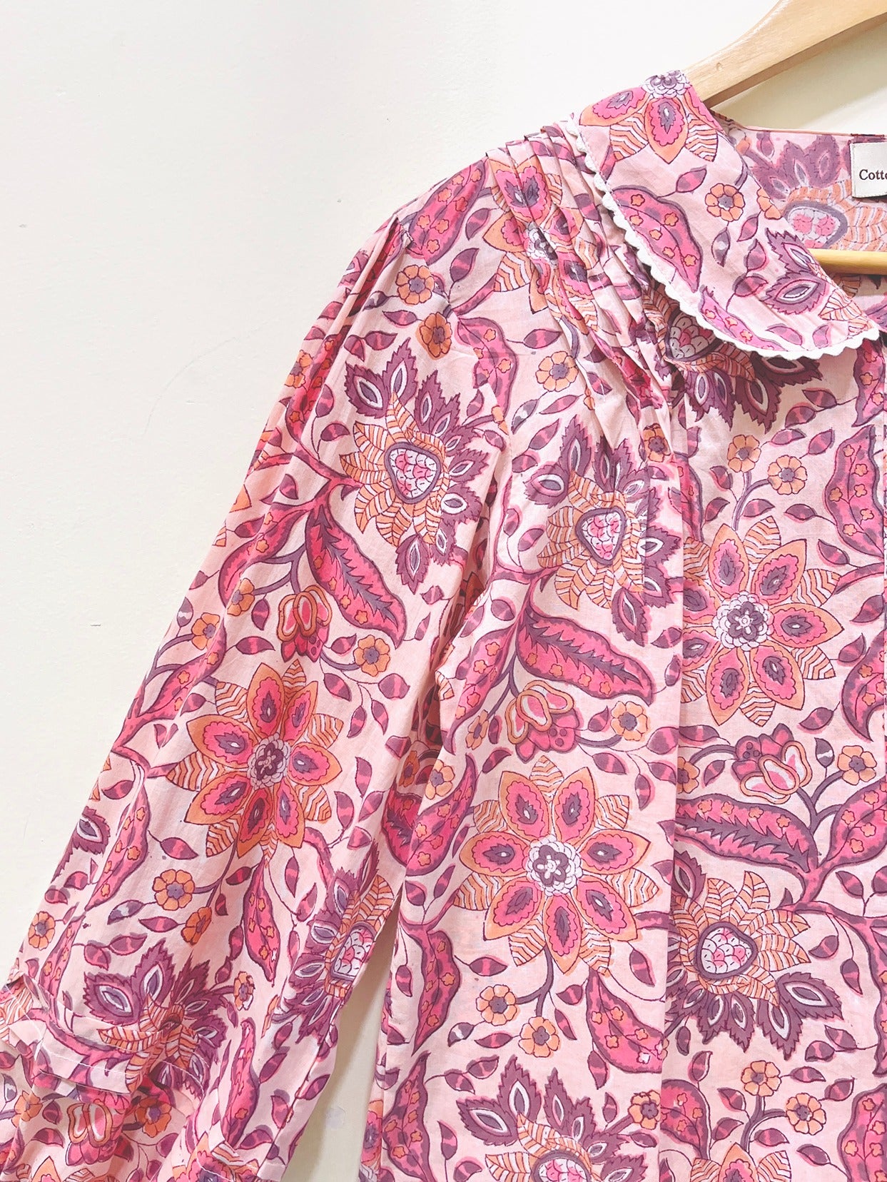 Block Printed Cotton Short Top