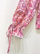 Block Printed Cotton Short Top