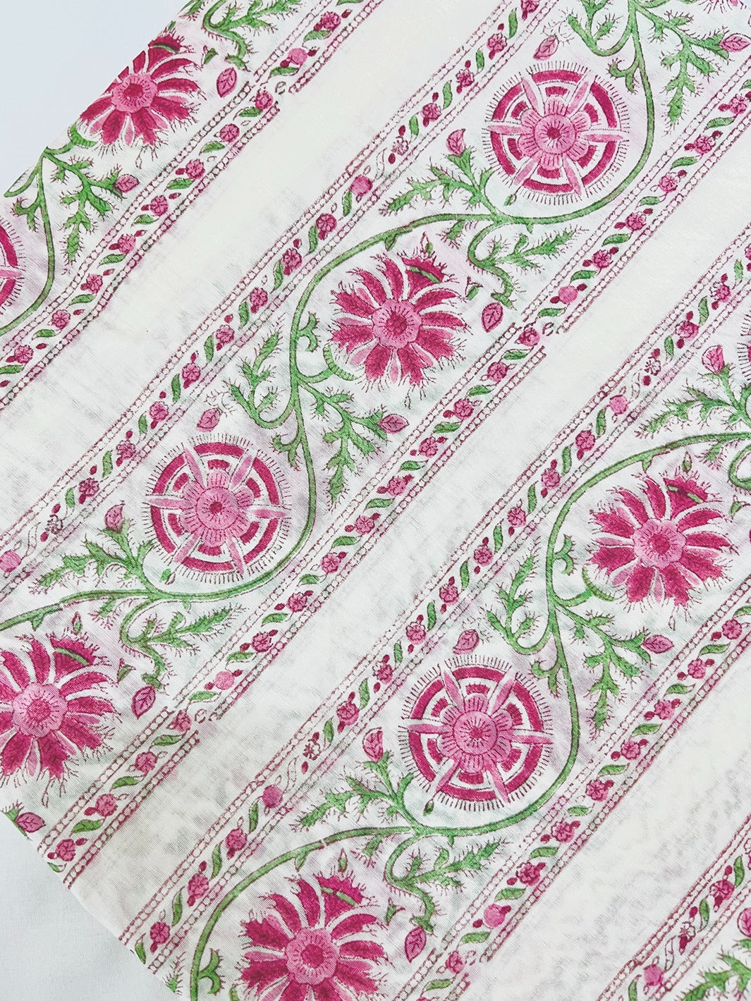 Chanderi Block Printed Fabric