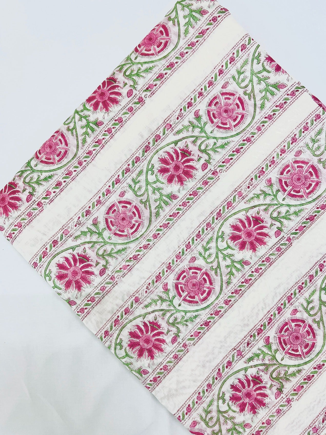 Chanderi Block Printed Fabric
