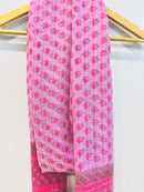 Block Printed Kota Doria Dupatta