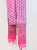 Block Printed Kota Doria Dupatta