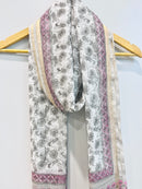Block Printed Kota Doria Dupatta