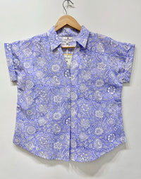 Block Printed Cotton Short Top