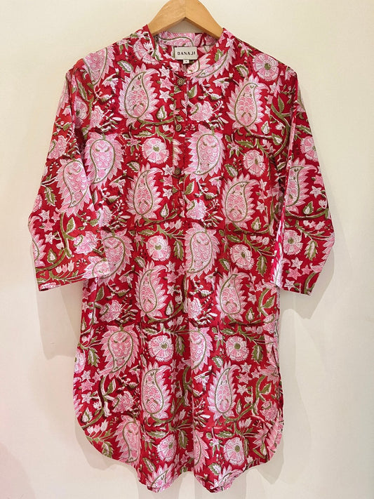 Block Printed Cotton Tunic