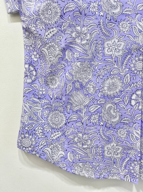 Block Printed Cotton Short Top
