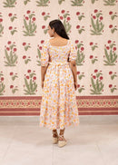 Summer Oranges Printed Dress