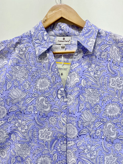 Block Printed Cotton Short Top