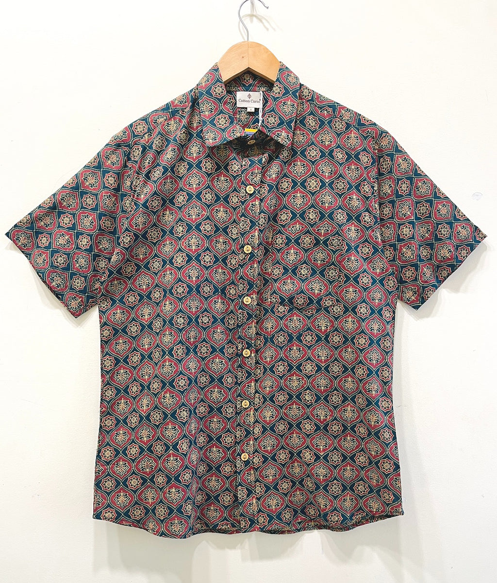 Cotton Printed Half Sleeve Shirt