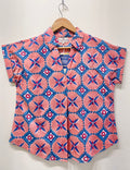 Block Printed Cotton Short Top