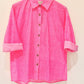 Pink Gingham  Printed Co-Ord Set