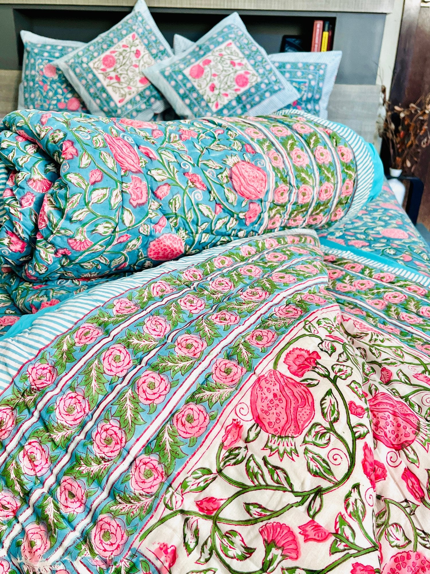 Gardens of time Jaipuri Razai