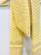 Block Printed Kota Doria Dupatta