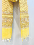 Block Printed Kota Doria Dupatta