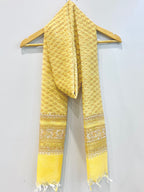 Block Printed Kota Doria Dupatta