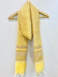 Block Printed Kota Doria Dupatta