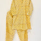 Yellow Blooms Kurta Pant Co-Ord Set