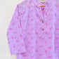 Lilac Paisley Kurta Pant Co-Ord Set