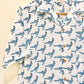 COTTON BLOCK PRINTED SLIM FIT SHIRT