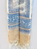 Block Printed Kota Doria Dupatta