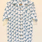 COTTON BLOCK PRINTED SLIM FIT SHIRT