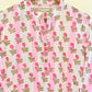 Pink Lotus Kurta Pant Co-Ord Set